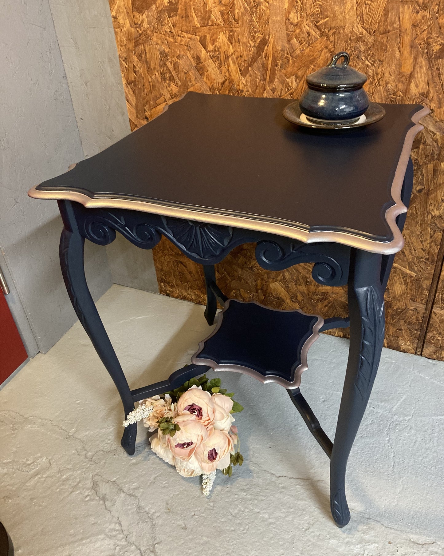 Carved Occasional Table